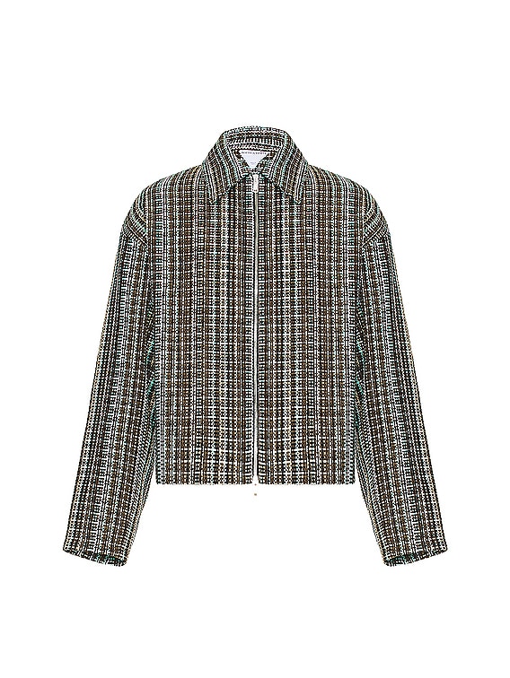 Bottega Veneta ジャケット - Black, Brown, & Mint | FWRD