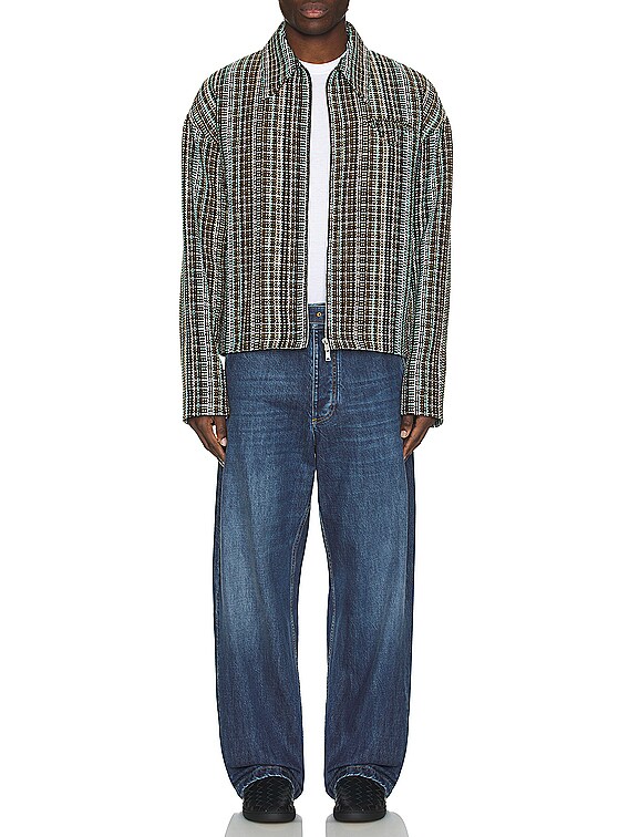 Bottega Veneta ジャケット - Black, Brown, & Mint | FWRD