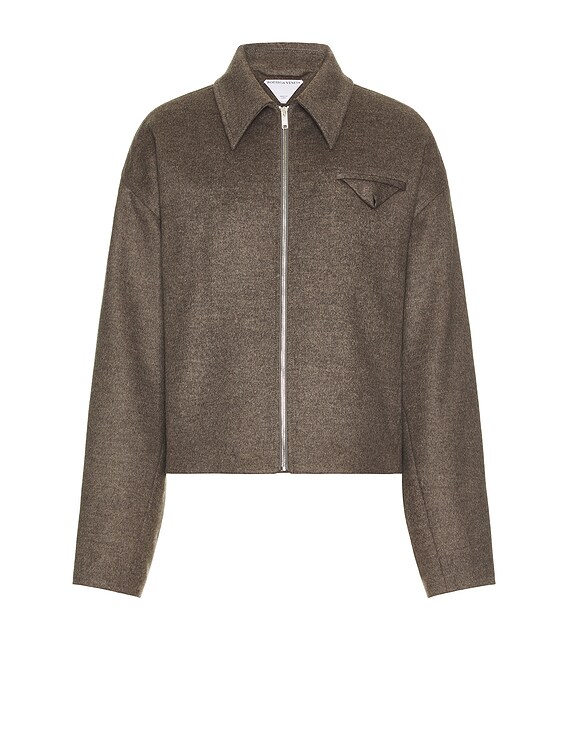 Bottega Veneta Blouson in Peppercorn Melange | FWRD