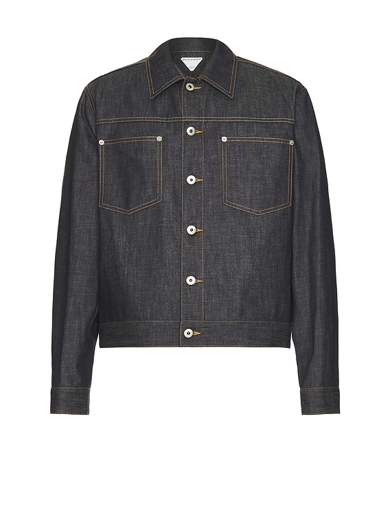 BOTTEGA VENETA wax coating denim jacket | NOIR ONLINE