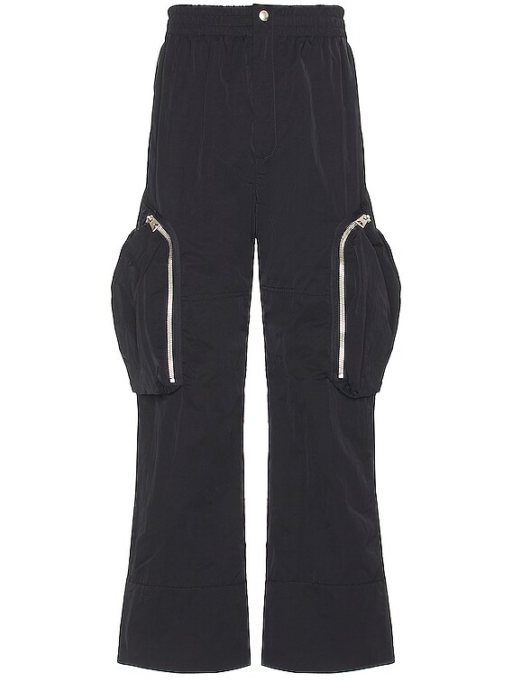 Bottega Veneta Cargo Zipped Trousers in Dark Navy | FWRD