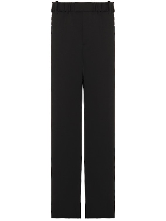 Bottega Veneta Sartorial Grain De Poudre Trousers in Black