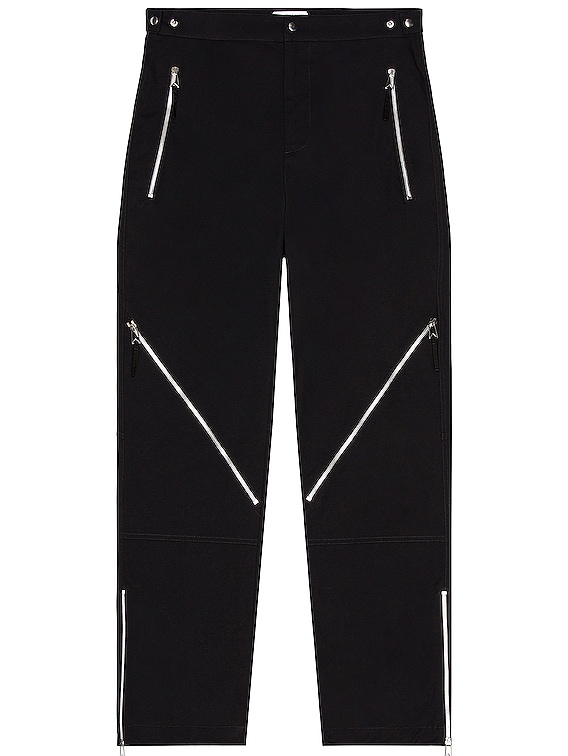 Bottega Veneta Light Cotton Canvas Trouser in Black | FWRD