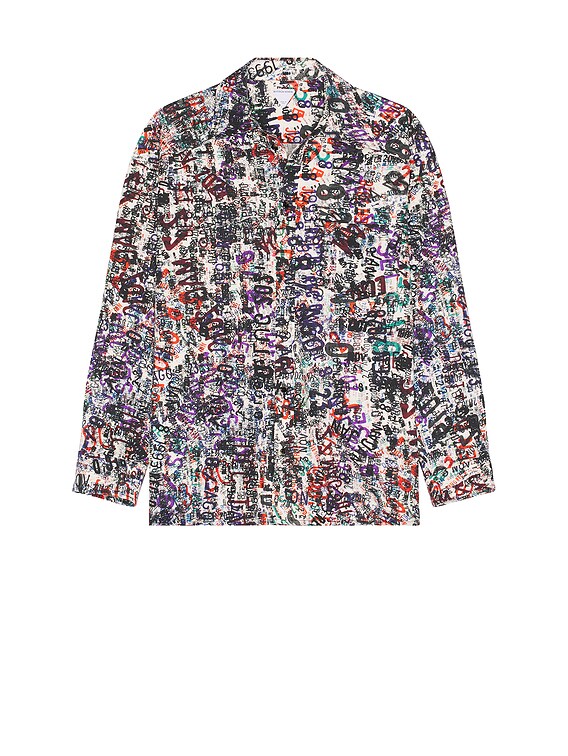Bottega Veneta MEMORY シャツ - Chalk & Multicolor | FWRD