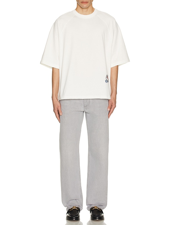Bottega Veneta T-Shirt in Chalk | FWRD Bottega Veneta T-Shirt in Chalk | FWRD