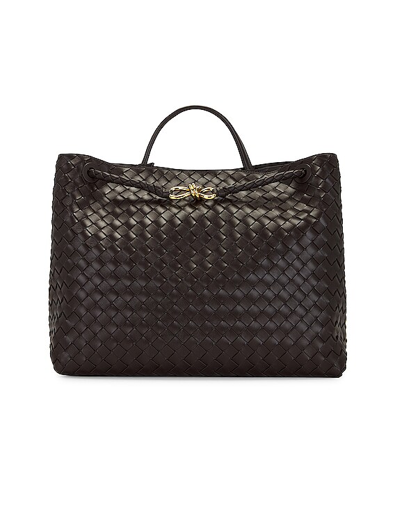Bottega Veneta Large Andiamo Intrecciato 15 Nappa 19 in Fondant | FWRD