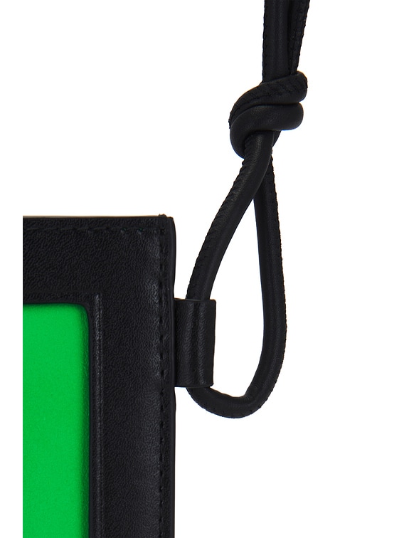 【BOTTEGA VENETA】Cassette Badge Holder ストラップ ホルダー Bottega Veneta® Women's Cassette Badge Holder in Black. Shop