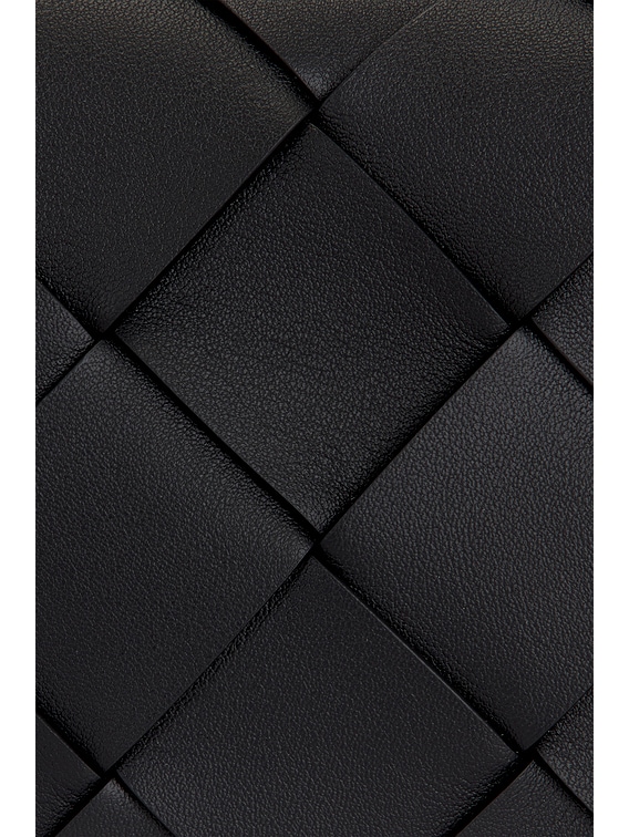 Bottega Veneta Diago Horizontal Phone Pouch in Black