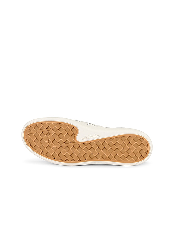 Bottega Veneta Sawyer Lace Up Sneaker in White | FWRD