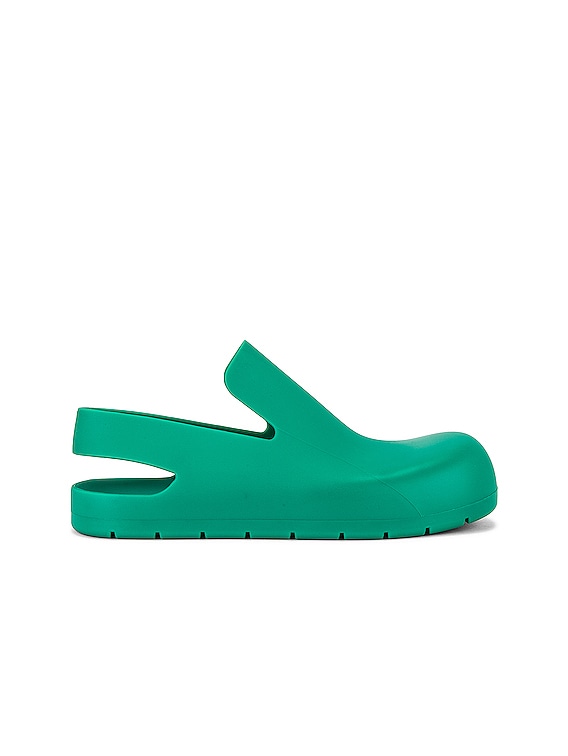 Bottega Veneta Puddle Sandal in Turquoise | FWRD display picture 2