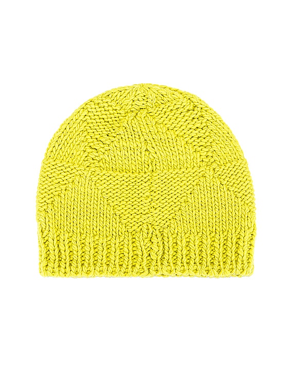 Bottega Veneta Wool Beanie in Kiwi | FWRD Bottega Veneta Wool Beanie in Kiwi | FWRD