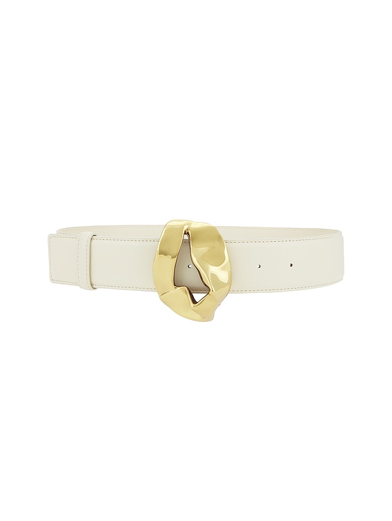 Bottega Veneta Abstract Belt in String & Muse Brass | FWRD