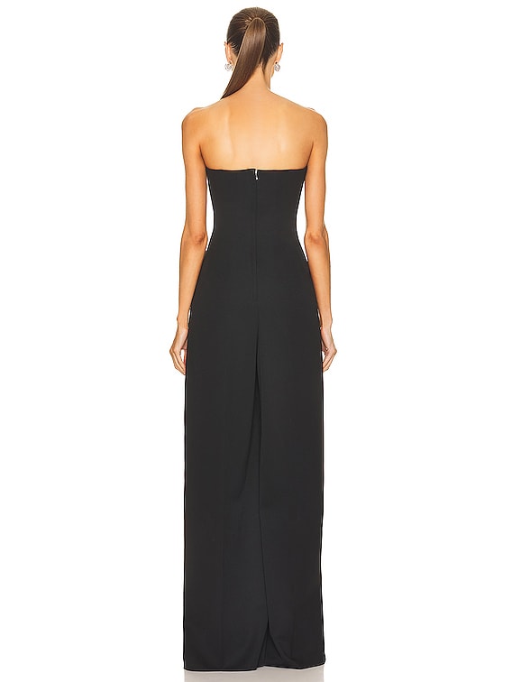 Bottega Veneta Strapless Jumpsuit in Black | FWRD