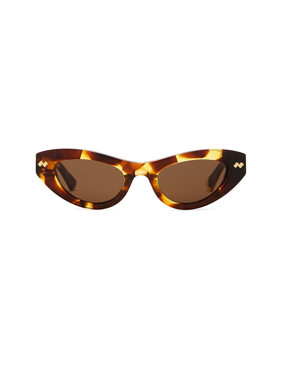 Bold Ribbon Stud Sunglasses