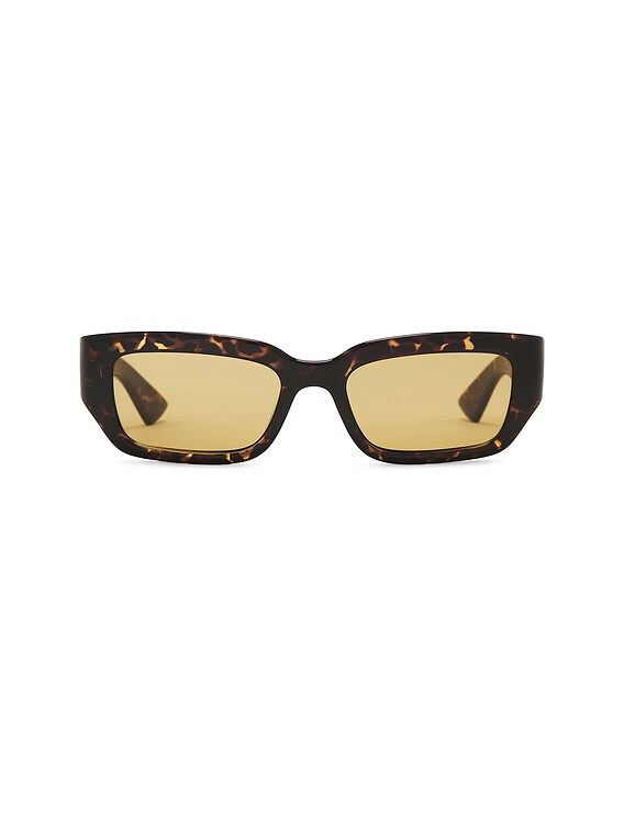 Bottega Veneta Unisex 55mm Rectangular Sunglasses Brown Havana NWOB Knot Rectangular Sunglasses in Havana/brown | Bottega Veneta US main image 3