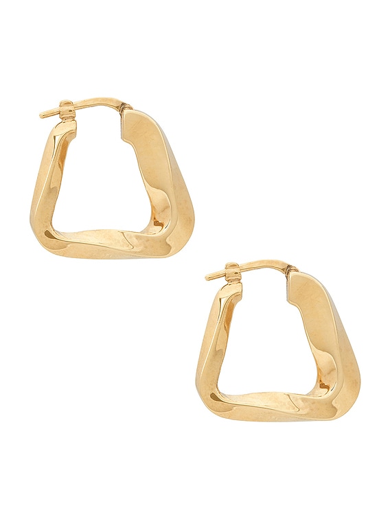 イヤリング BOTTEGA VENETA GOLD EARRINGS Bottega Veneta イヤリング - Yellow Gold | FWRD