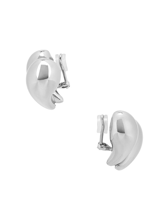 アクセサリーその他 BOTTEGA VENETA Woman Jewel Silver 815945V5070 8117 Bottega Veneta Silver earrings with Knot detail. | TheDoubleF