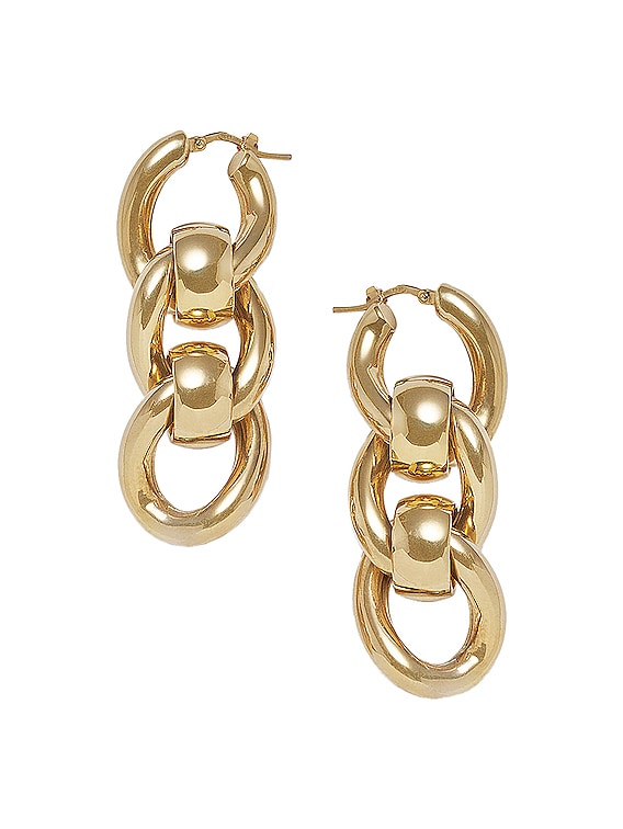 Bottega veneta on sale chain earrings