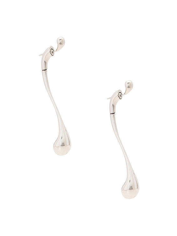 Discover Kiva Pods Statement Silver Drop Earrings | Paksha - Paksha India