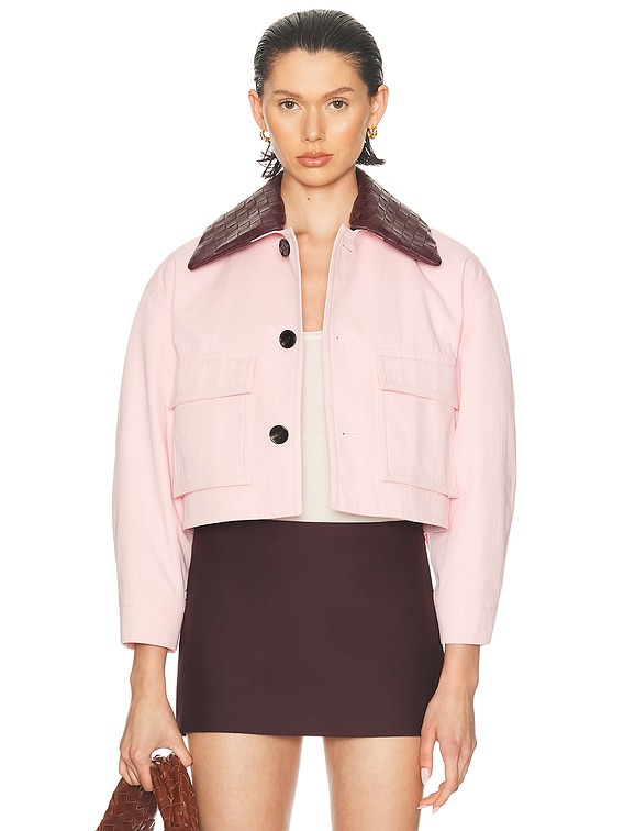 Bottega Veneta Twill Jacket in Camelia | FWRD