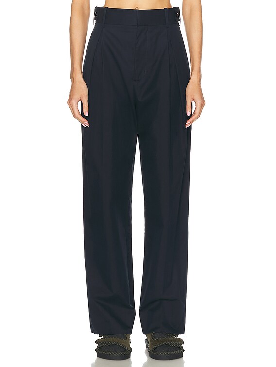 パンツ BOTTEGA VENETA FW23 TAILORED PANTS (743466_VKIS04121) Bottega Veneta Tailored Wool Pant Blue Women's 38 IT – LOZURI®