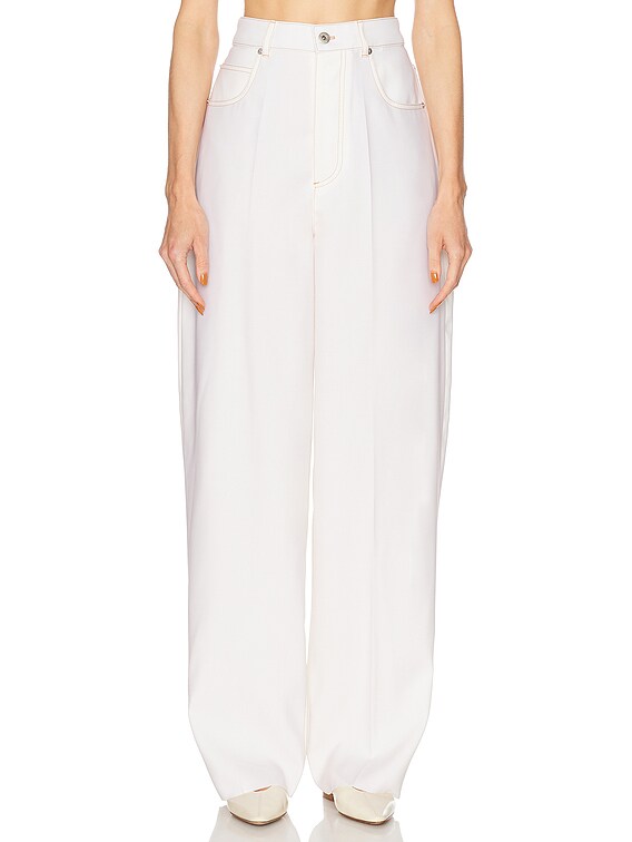 パンツ BOTTEGA VENETA Woman Pants Dove Grey 749965V36C0 2515 BOTTEGA VENETA: pants in silk and viscose - Dove Grey