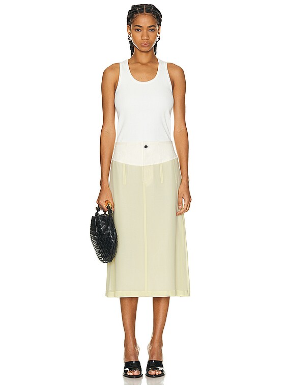 Bottega Veneta カーキ Colored Turned Up ジーンズ Teen Jodie Shoulder Bag Scuba Blue and Gold | The Webster
