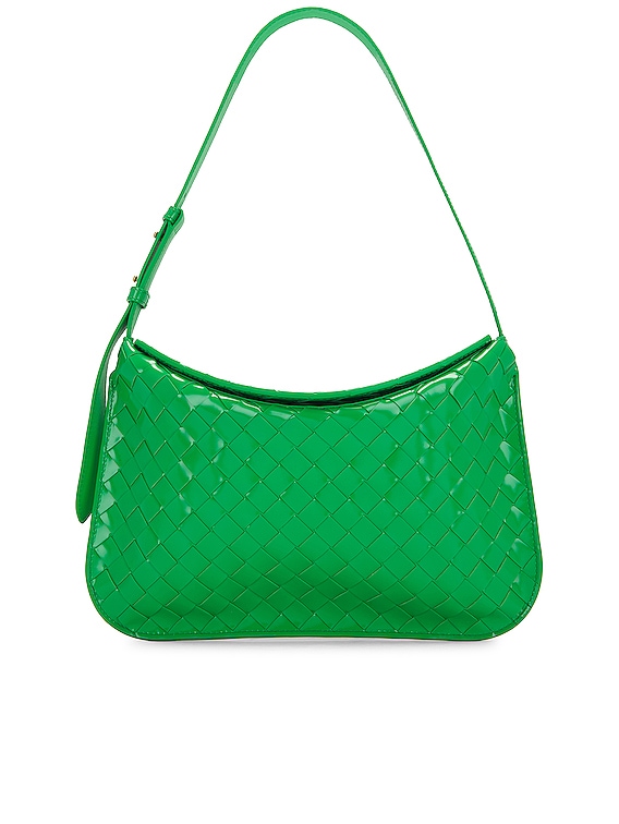 Bottega Veneta Small Metal Loops Bag in Green