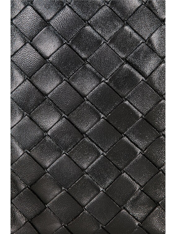 Bottega Veneta Pouch On Strap in Black & Gold | FWRD Bottega Veneta Pouch On Strap in Black & Gold | FWRD