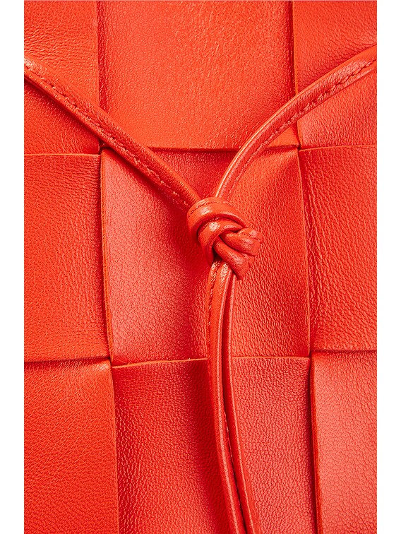 Bottega Veneta Small Cassette Bucket Bag in Coral