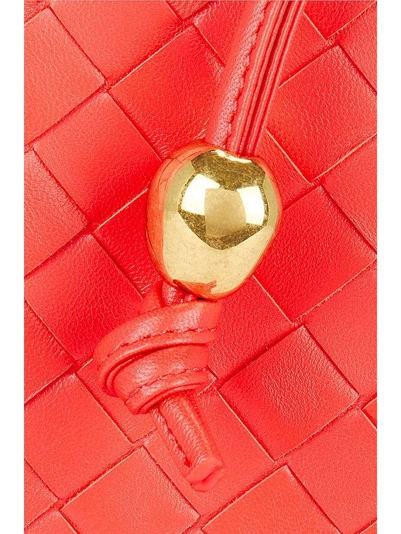 Bottega Veneta Loop Intrecciato Camera Bag Mini Sunburst in Lambskin  Leather with Gold-tone - US