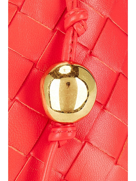 Bottega Veneta Loop Intrecciato Camera Bag Small Sunburst in Lambskin  Leather with Gold-tone - US