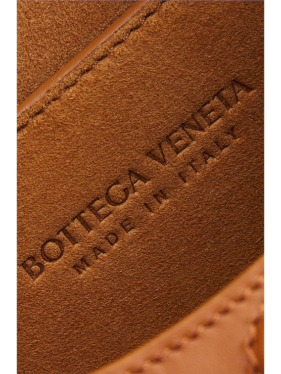 Bottega Veneta Small Fisherman Bag in Wood & Muse Brass | FWRD