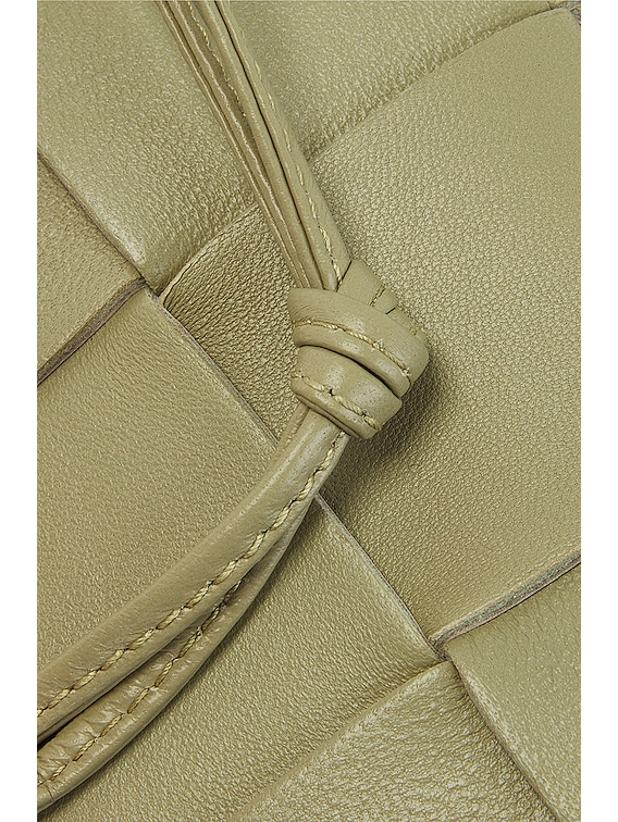 Bottega Veneta Phone Pouch in Travertine & Gold | FWRD