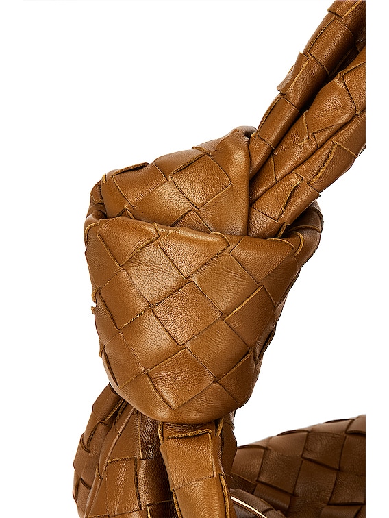 Bottega Veneta Small Jodie Bag in Acorn & Gold | FWRD