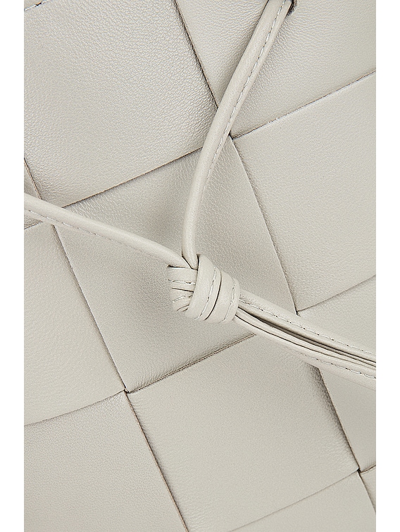 Bottega Veneta Small Cassette Bucket Bag in Agate Grey