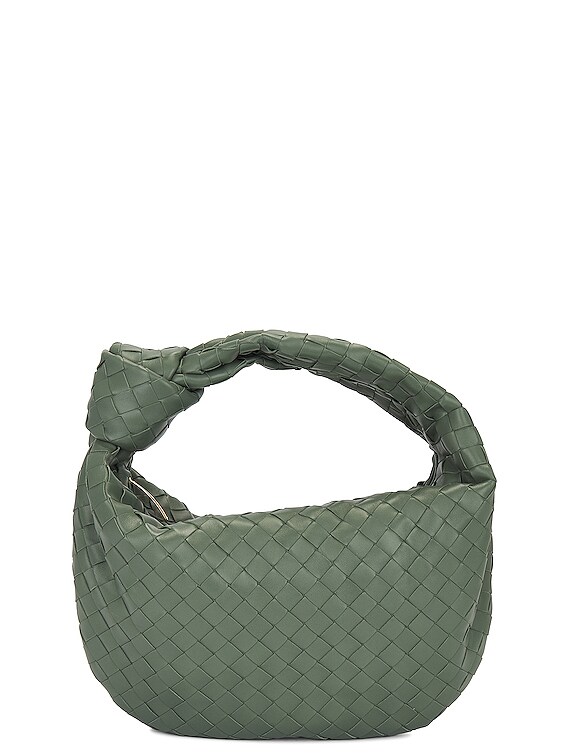 Bottega Veneta Teen Jodie Bag in Aloe & Gold | FWRD