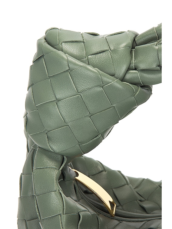 Bottega Veneta Teen Jodie Bag in Aloe & Gold | FWRD
