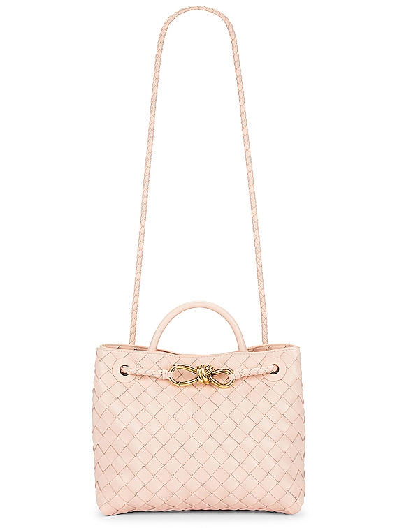 Bottega Veneta Small Andiamo Bag in Pink