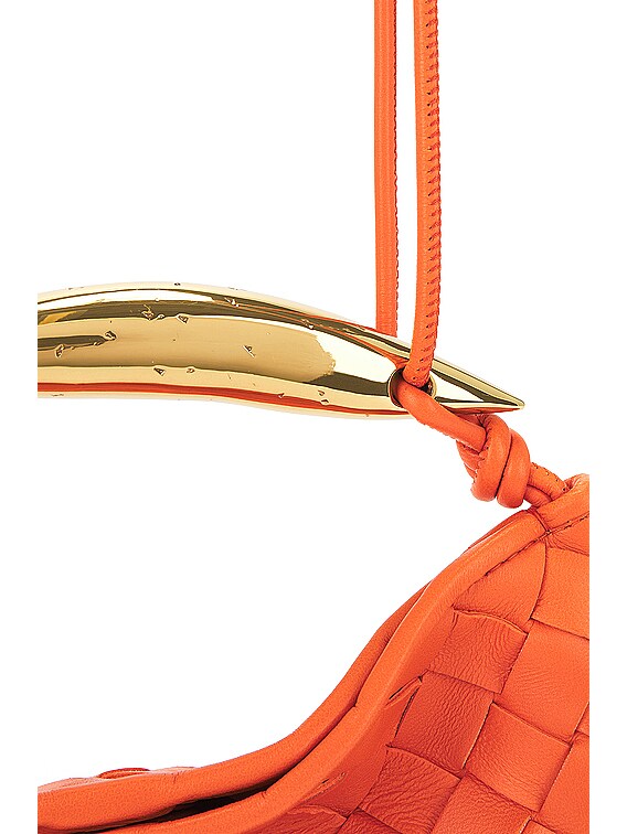 Bottega Veneta Mini Sardine Bag in Papaya Brass FWRD