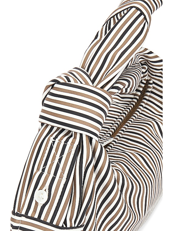 Bottega Veneta Jodie Mini Shirt Stripe-Print Top-Handle Bag - Bergdorf  Goodman