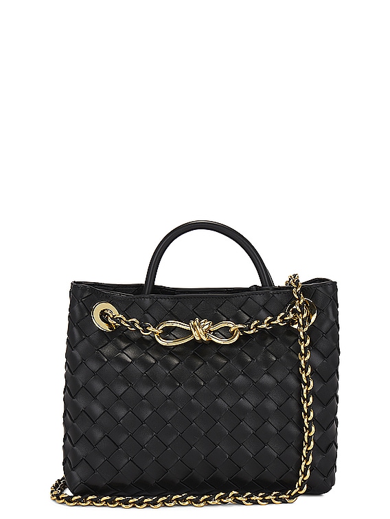 トートバッグ Bottega Veneta SMALL ANDIAMO CHAIN BAG Bottega Veneta Small Andiamo Shoulder Bag with Chain Strap