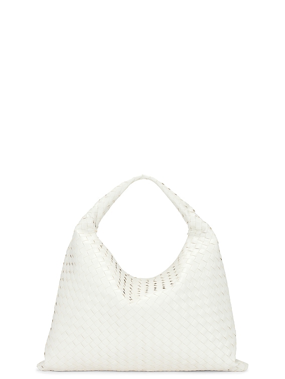 Bottega Veneta LARGE HOP バッグ - White & Muse Brass | FWRD