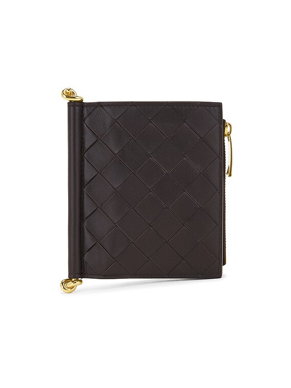 Bottega Veneta Solstice Intrecciato Small Bi-fold Wallet in