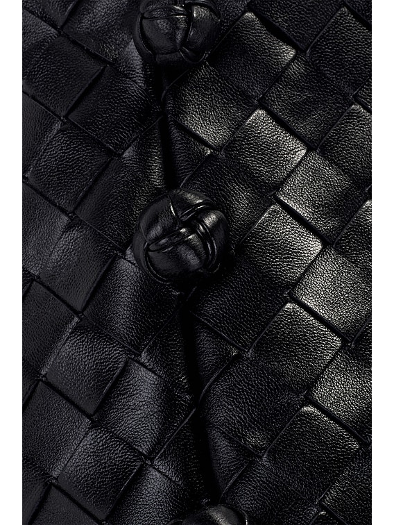 Bottega Veneta Medium Dustbag in Black & Gold | FWRD