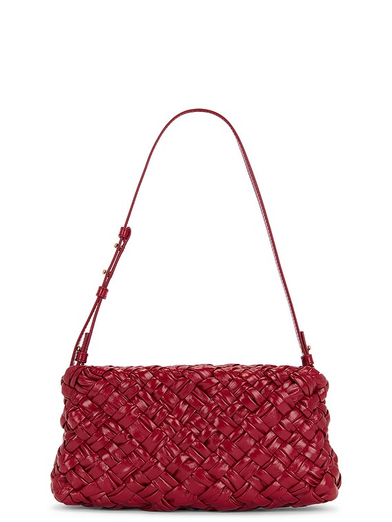 Bottega Veneta Kalimero Cha Cha Bag in Rosewood & Muse Brass | FWRD