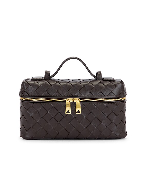 Bottega Veneta Bang Bang Vanity Case in Fondant & Gold | FWRD