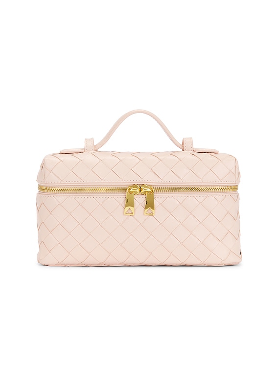 Bottega Veneta Bang Bang Vanity Case in Cameo & Gold | FWRD