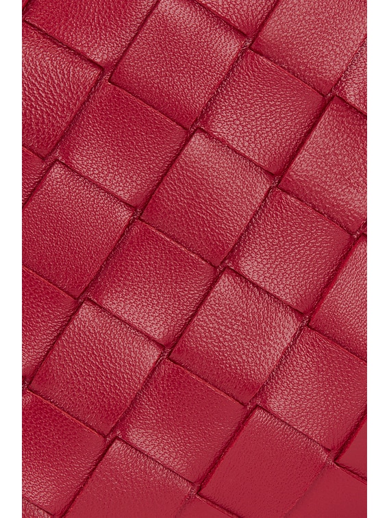 Bottega Veneta Concert Pouch in Rosewood, Cameo, & Gold | FWRD