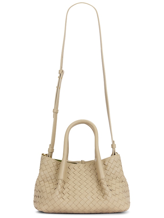 関税送料込 BOTTEGA スモール ピナコテーカ トート エクリュ Bottega Veneta Small Pinacoteca Tote Bag in Ecru, Matcha